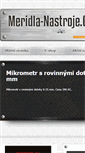 Mobile Screenshot of meridla-nastroje.cz